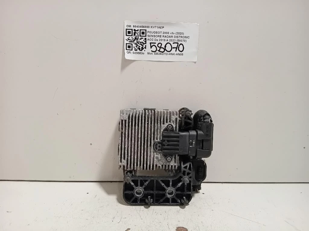 Sensore Radar Distronic ACC 9840456880 Peugeot 2008 II 2020