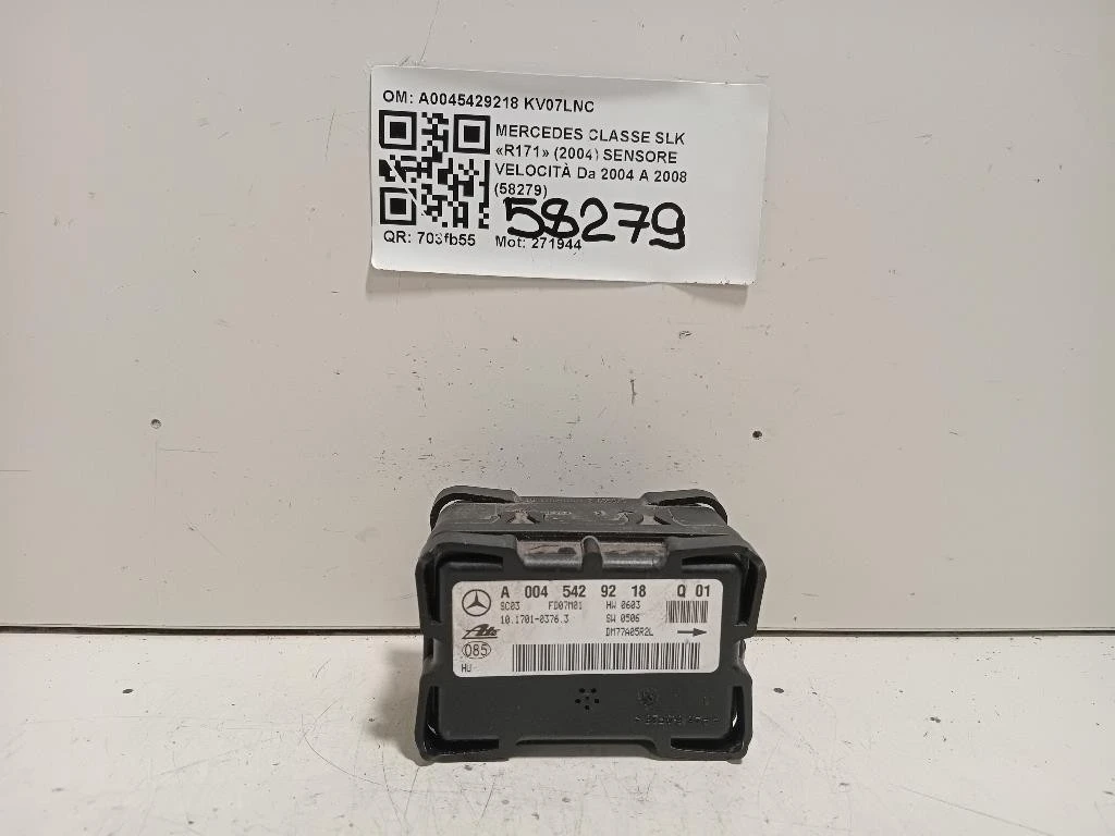 Sensore Velocità A0045429218 Mercedes Classe SLK R171 2004