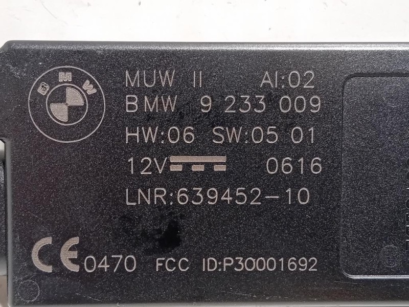 Sirena Allarme Antifurto 9233009 Bmw Serie 2 F23 Cabrio 2014