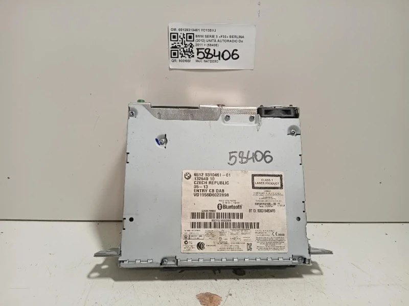 Unità Autoradio 65129310461 Bmw Serie 3 F30 Berlina 2012