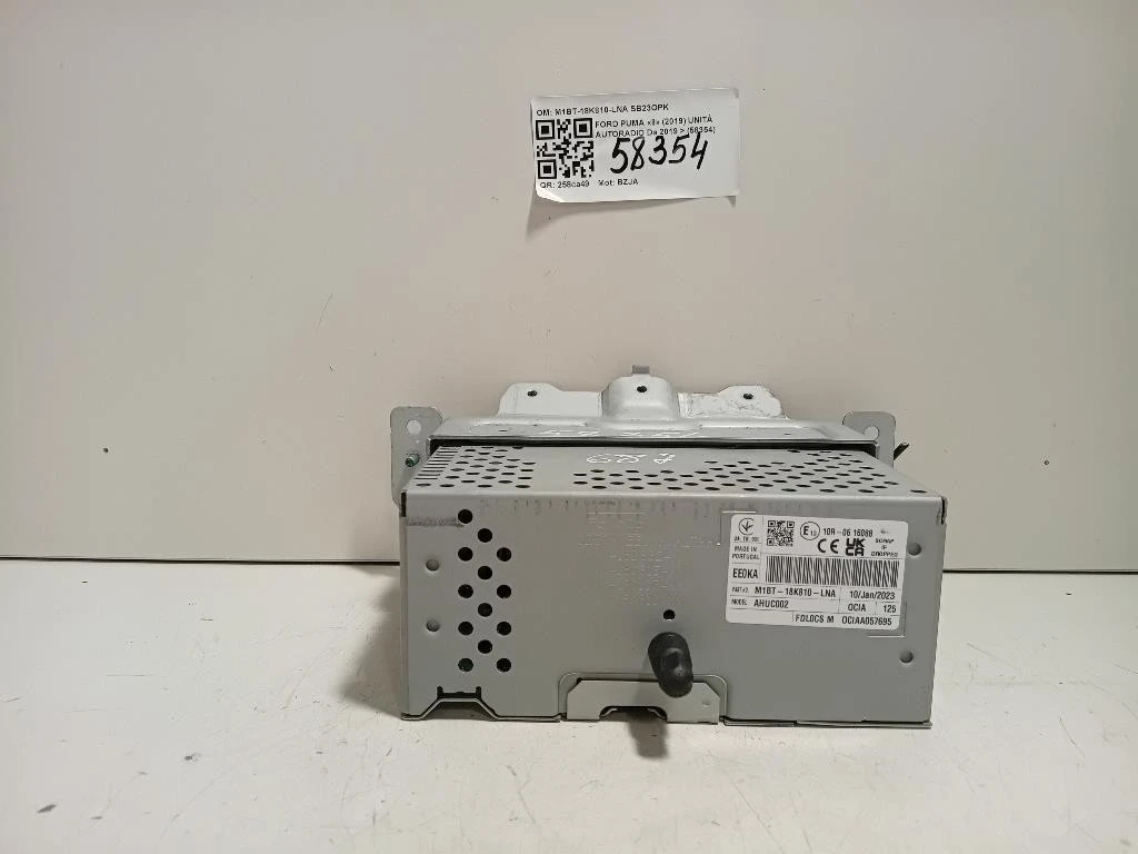 Unità Autoradio M1BT-18K10-LNA Ford PUMA II 2019