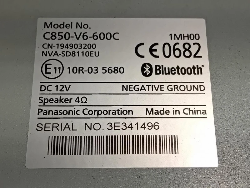 Unità Autoradio C850V6600C Mazda MX5 III 2006