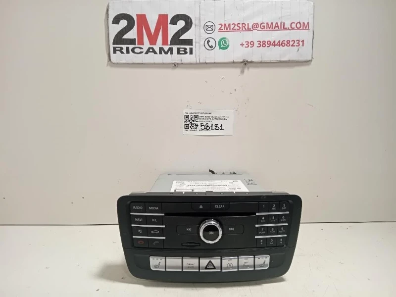 Unità Autoradio A2469002718 Mercedes Classe A W176 2015