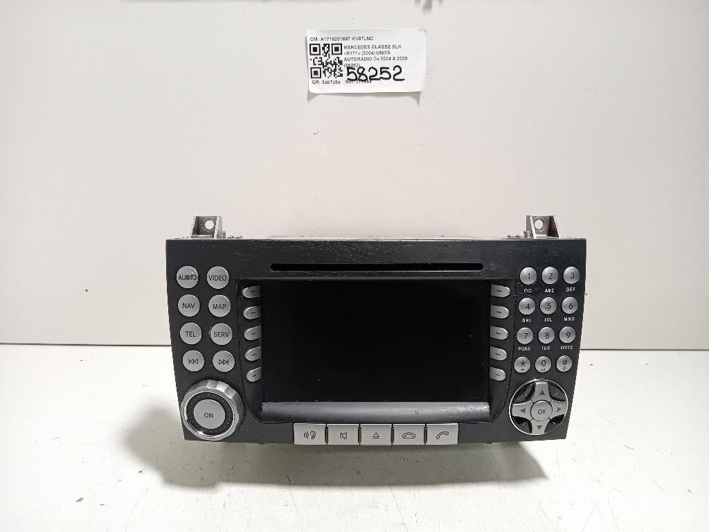 Unità Autoradio A1718201697 Mercedes Classe SLK R171 2004
