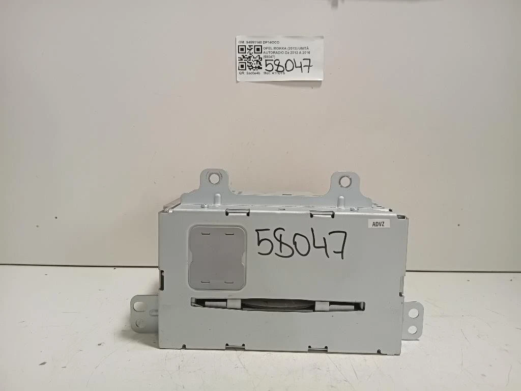 Unità Autoradio 94551140 Opel Mokka 2013