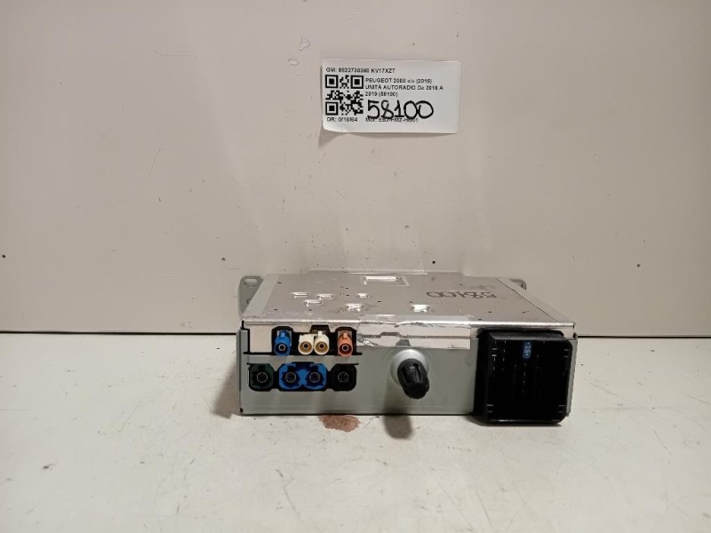 Unità Autoradio 9822730380 Peugeot 2008 I 2016