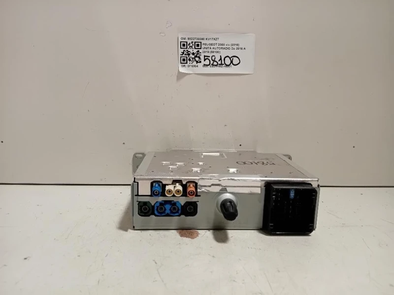 Unità Autoradio 9822730380 Peugeot 2008 I 2016