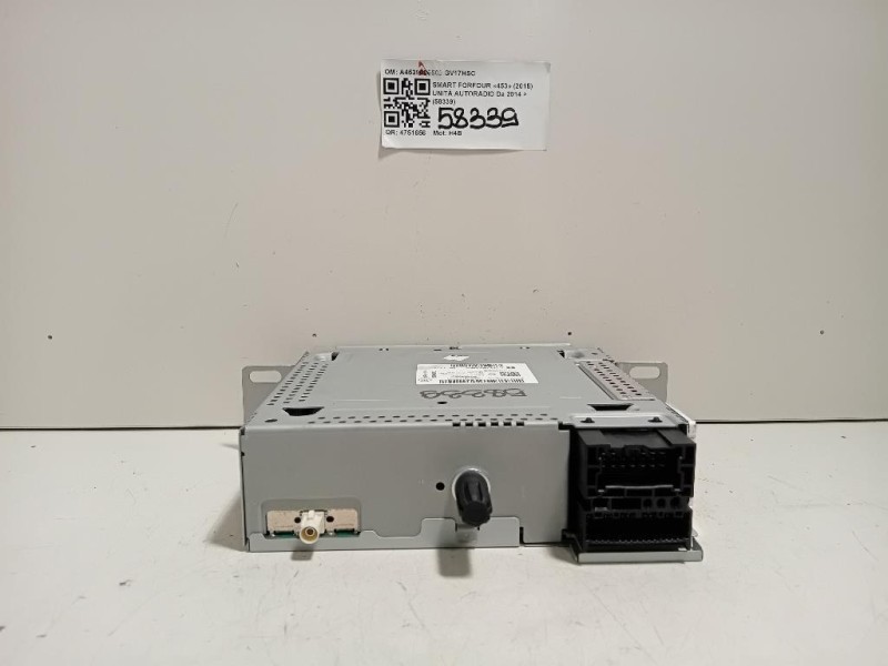 Unità Autoradio A4539006502 Smart Forfour 453 2015