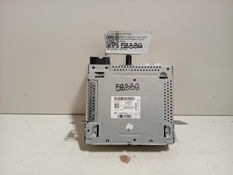 Unità Autoradio A4539006502 Smart Forfour 453 2015