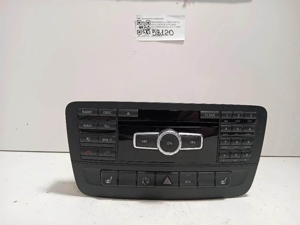 Unita DI Comando Multimediale A2469000312 Mercedes Classe A W176 2013