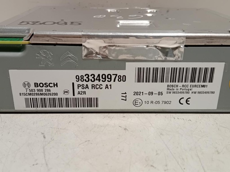Unita DI Comando Multimediale 9833499780 Peugeot 2008 II 2020