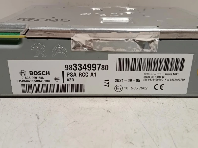 Unita DI Comando Multimediale 9833499780 Peugeot 2008 II 2020