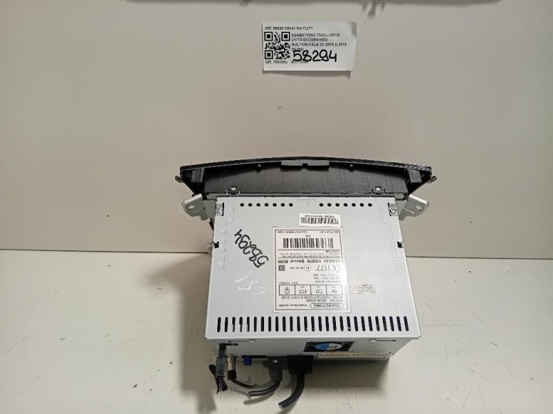 Unita DI Comando Multimediale 89200-35040 Ssangyong Tivoli 2015