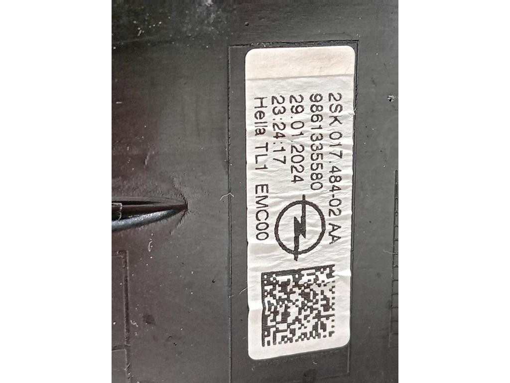 Fanale POST DX 9861335580 Opel Mokka B 2020