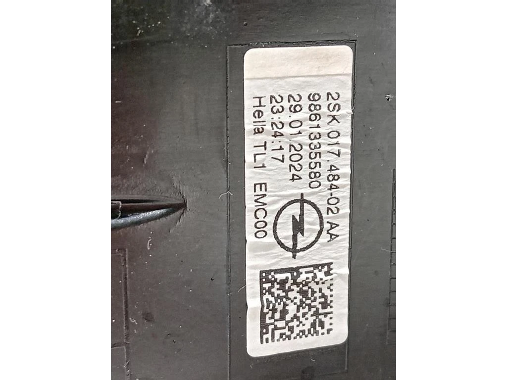 Fanale POST DX 9861335580 Opel Mokka B 2020