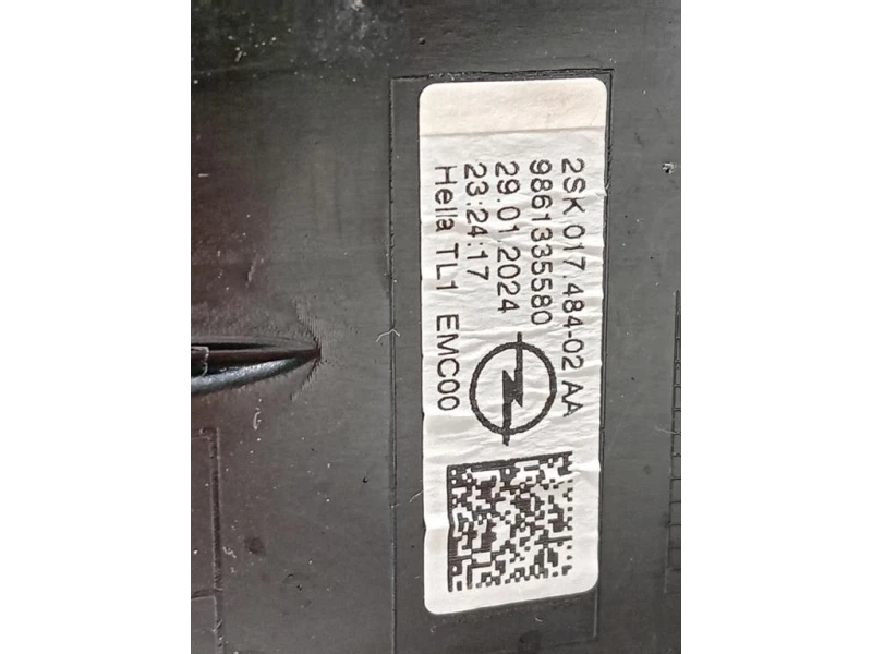 Fanale POST DX 9861335580 Opel Mokka B 2020