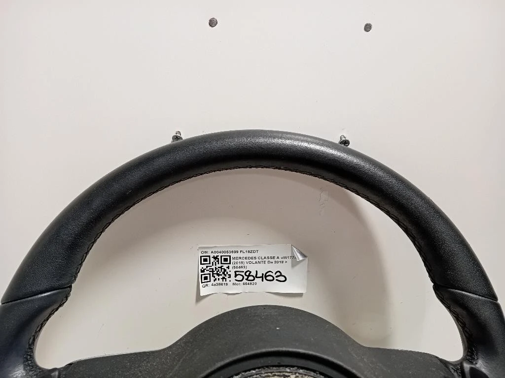 Volante A0040053699 Mercedes Classe A W177 2018