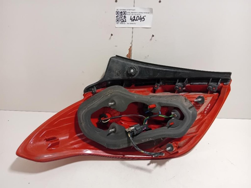 Fanale POST DX 42435942 STOP POST Opel Mokka X 2016