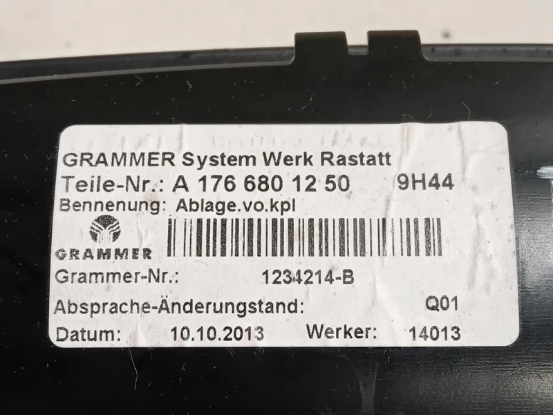 BOX Portaoggetti A1766801250 Mercedes Classe A W176 2013
