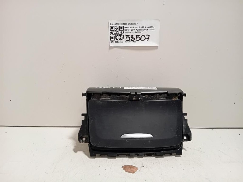 BOX Portaoggetti A1766801250 Mercedes Classe A W176 2013
