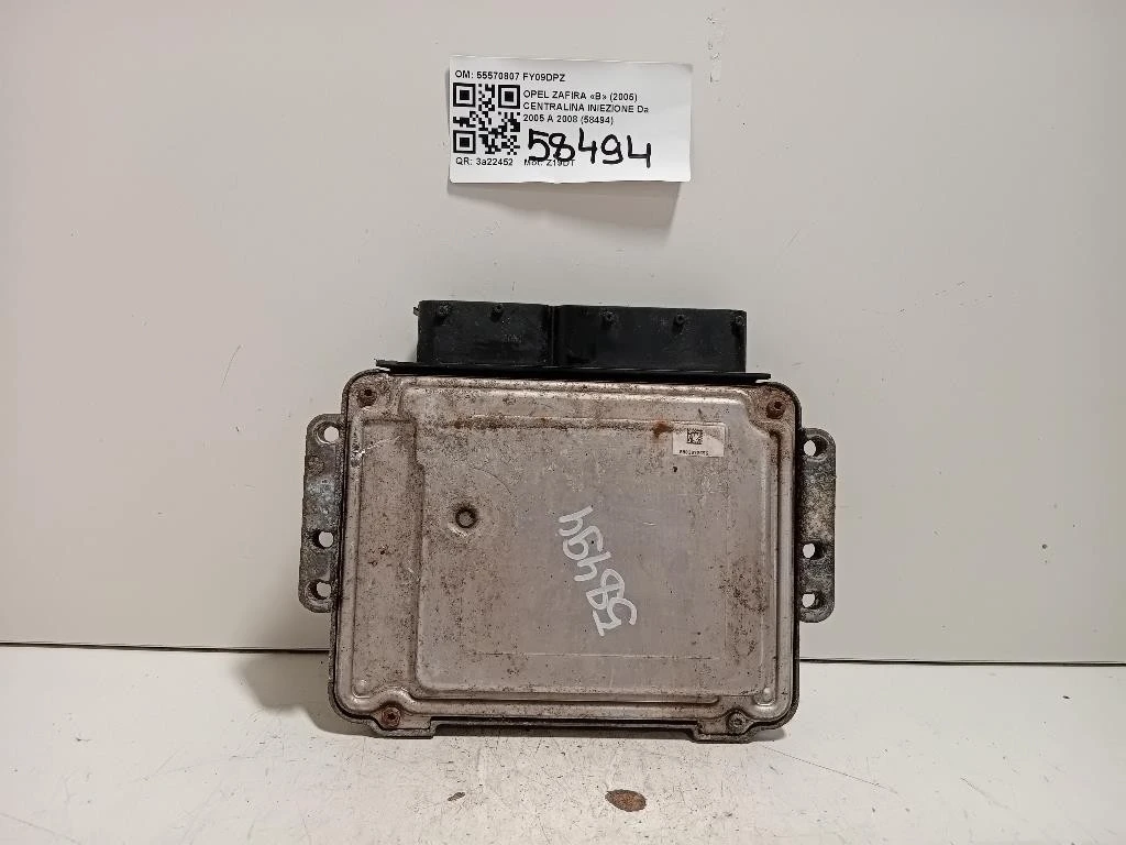 Centralina Iniezione 55570807 Opel Zafira B 2005