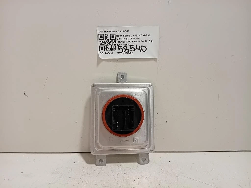 Centralina Proiettori Xenon E20453102 Bmw Serie 2 F23 Cabrio 2014