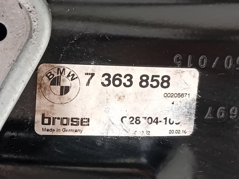 Cristallo Fisso Parafango POST DX 7363858 Bmw Serie 2 F23 Cabrio 2014