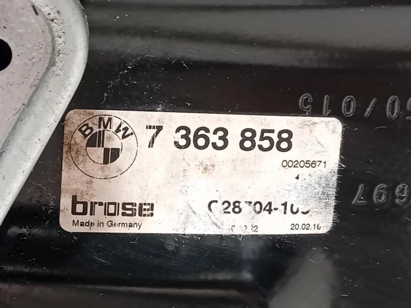 Cristallo Fisso Parafango POST DX 7363858 Bmw Serie 2 F23 Cabrio 2014