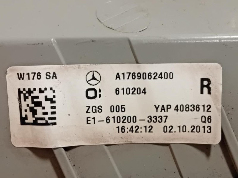 Fanale POST DX A1769062400 Mercedes Classe A W176 2013