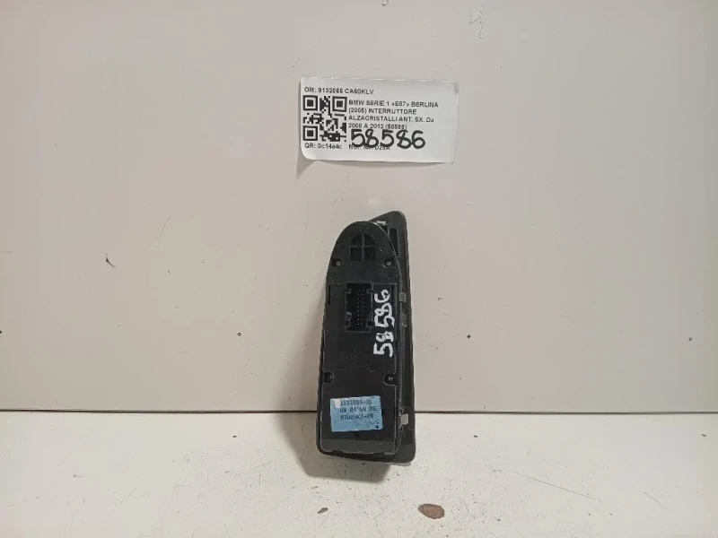 Interruttore Alzacristalli ANT SX 9132066 Bmw Serie 1 E87 Berlina 2005