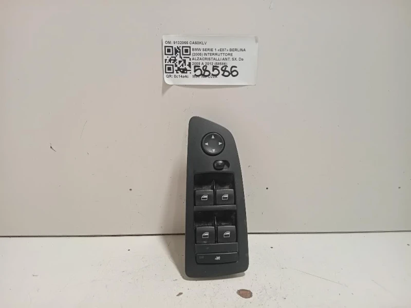 Interruttore Alzacristalli ANT SX 9132066 Bmw Serie 1 E87 Berlina 2005