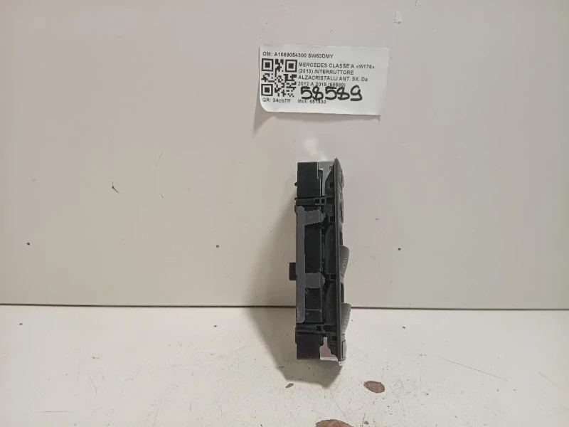 Interruttore Alzacristalli ANT SX A1669054300 Mercedes Classe A W176 2013