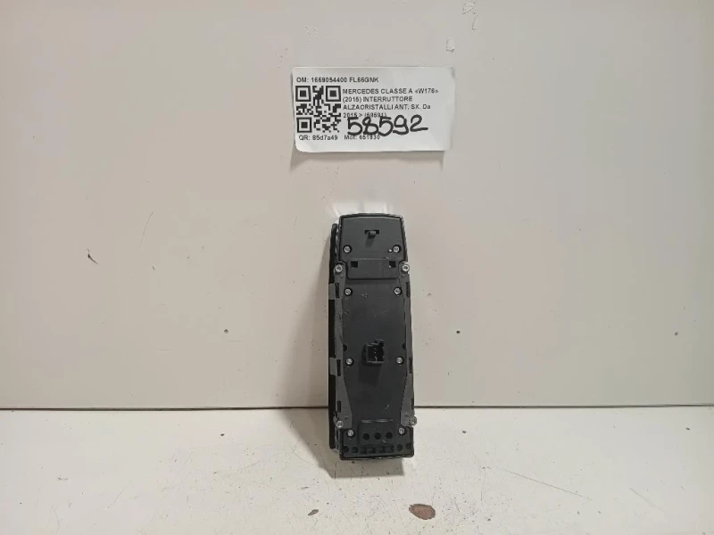 Interruttore Alzacristalli ANT SX 1669054400 Mercedes Classe A W176 2015