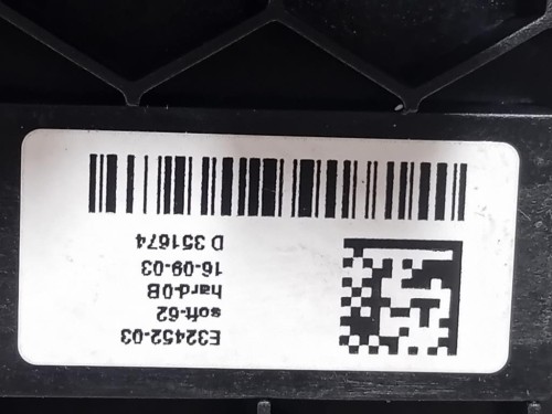 Interruttore Alzacristalli ANT SX E3243906 Renault Mégane IV 2016