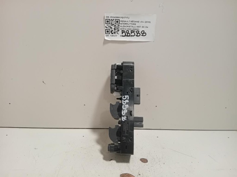 Interruttore Alzacristalli ANT SX E3243906 Renault Mégane IV 2016