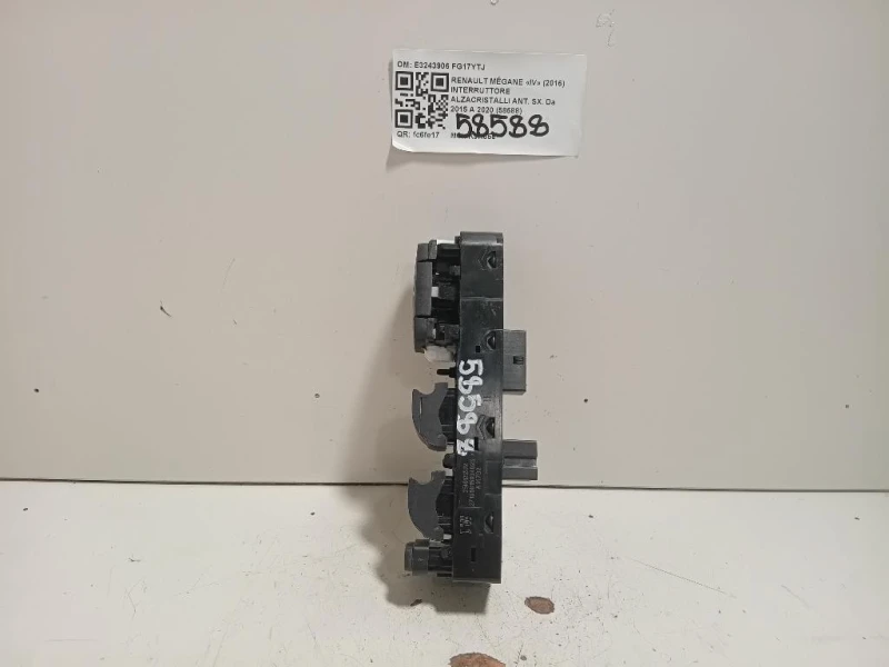Interruttore Alzacristalli ANT SX E3243906 Renault Mégane IV 2016