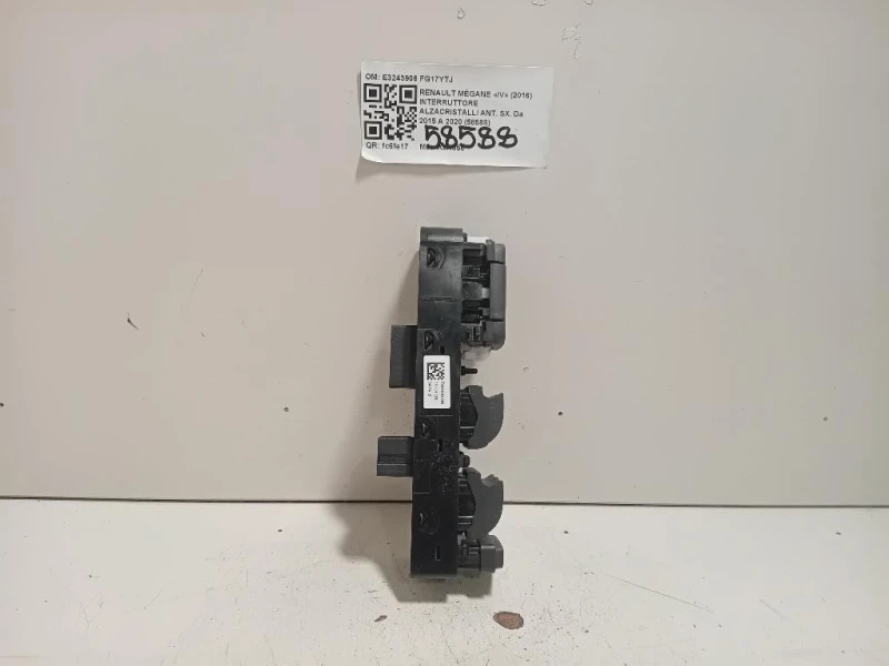 Interruttore Alzacristalli ANT SX E3243906 Renault Mégane IV 2016