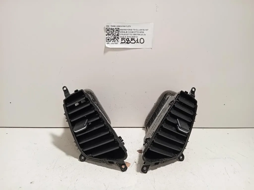 KIT Griglie Condotto ARIA Cruscotto Centrale 76560-3500076550-35000 Ssangyong Tivoli 2015