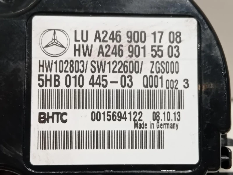Modulo Comando Riscaldamento Clima A2469001708 Mercedes Classe A W176 2013
