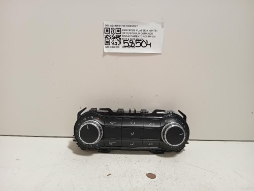 Modulo Comando Riscaldamento Clima A2469001708 Mercedes Classe A W176 2013
