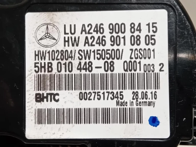 Modulo Comando Riscaldamento Clima A2469008415 Mercedes Classe A W176 2015