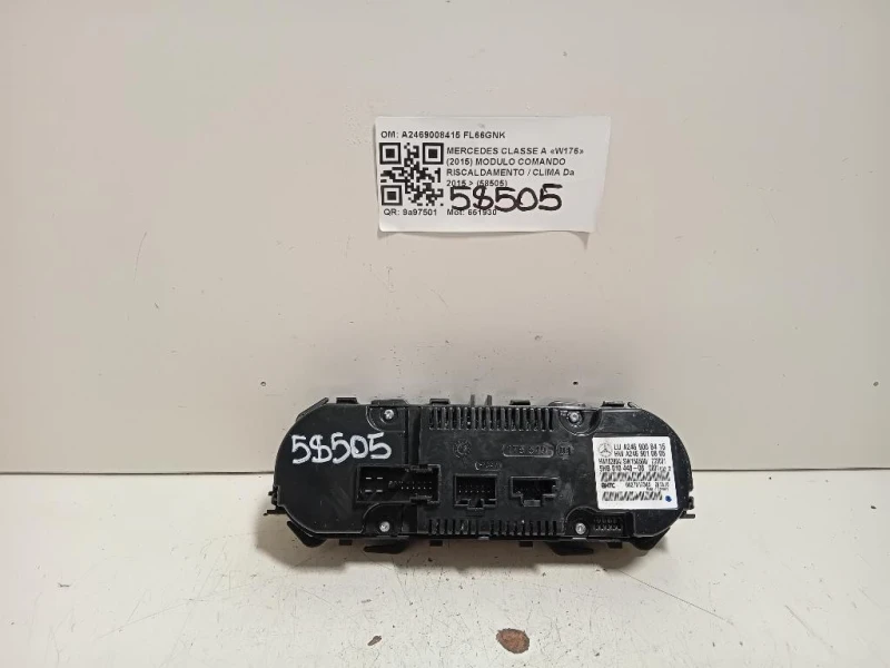 Modulo Comando Riscaldamento Clima A2469008415 Mercedes Classe A W176 2015