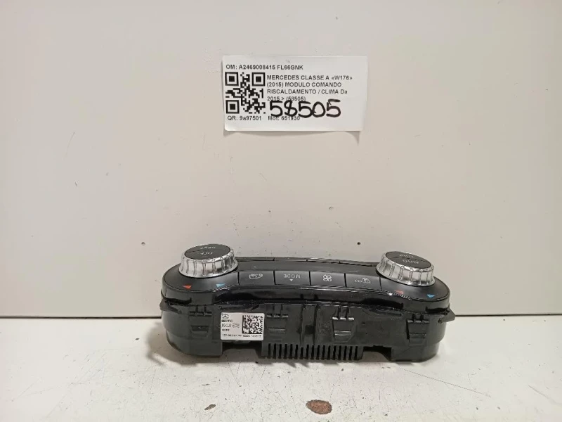 Modulo Comando Riscaldamento Clima A2469008415 Mercedes Classe A W176 2015