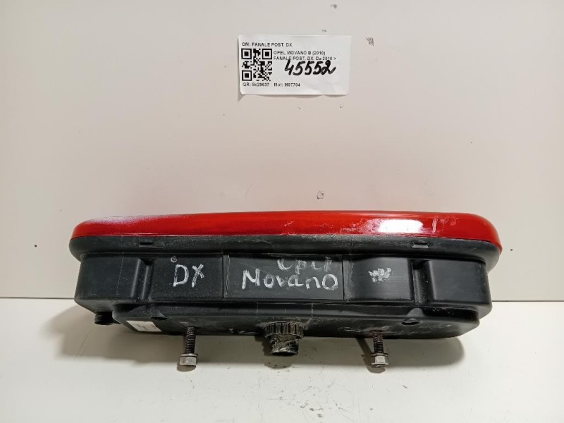 Fanale POST DX FANALE POST DX Opel Movano B 2010