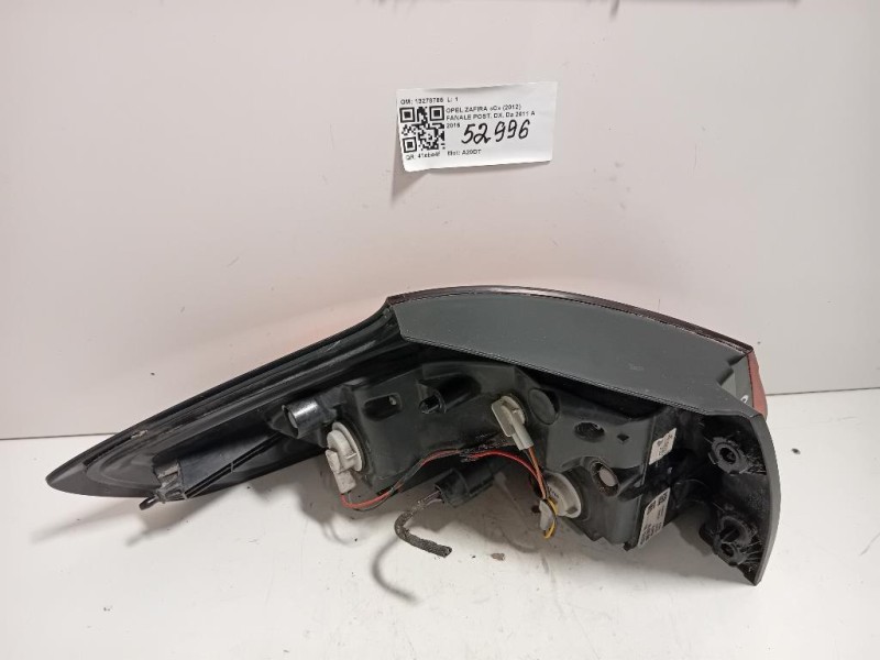 Fanale POST DX 13278785 Opel Zafira C 2012