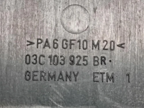 Carter Protezione Motore ANT 03C103 925 P Volkswagen GOLF VI 2009