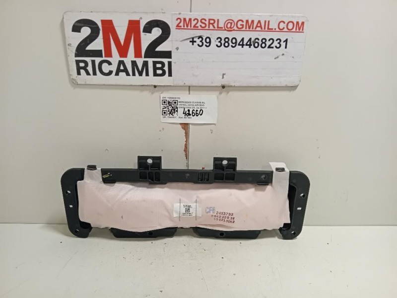 Air-bag Ginocchia DX 1668600102 Mercedes Classe ML W166 2012