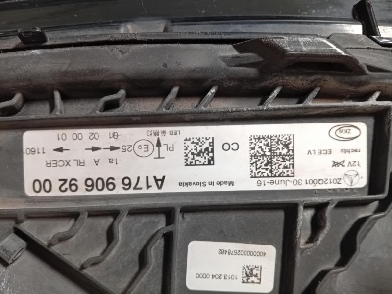 Proiettore ANT DX A1769069200 Mercedes Classe A W176 2015