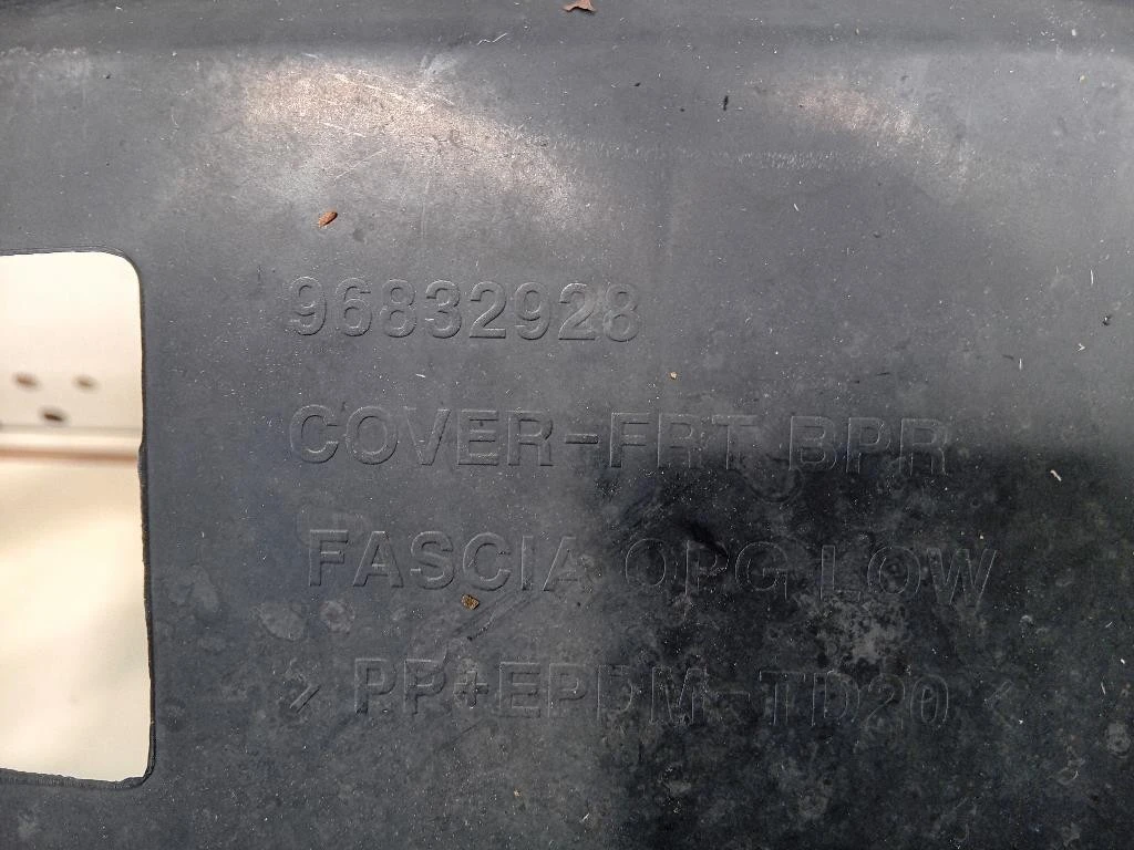 Carter Protezione Motore INF ANT 96832928 Chevrolet Cruze 2011