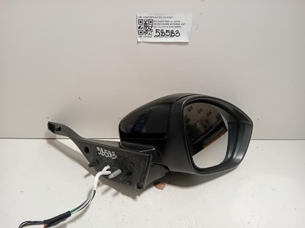 Retrovisore Esterno ANT DX 232673078 6+3 FILI Peugeot 2008 I 2016